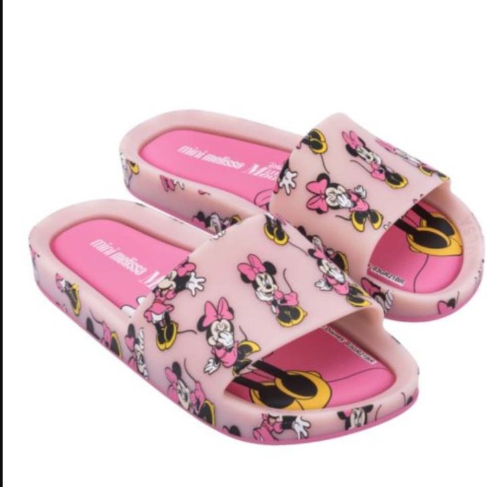 NIB Mini Melissa | Minnie Mouse Pink Mini Beach Sandal